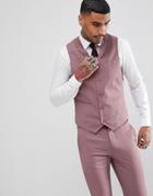 Rudie Wedding Pastel Skinny Fit Suit Vest-pink