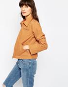 Asos Harrington Jacket - Tobacco