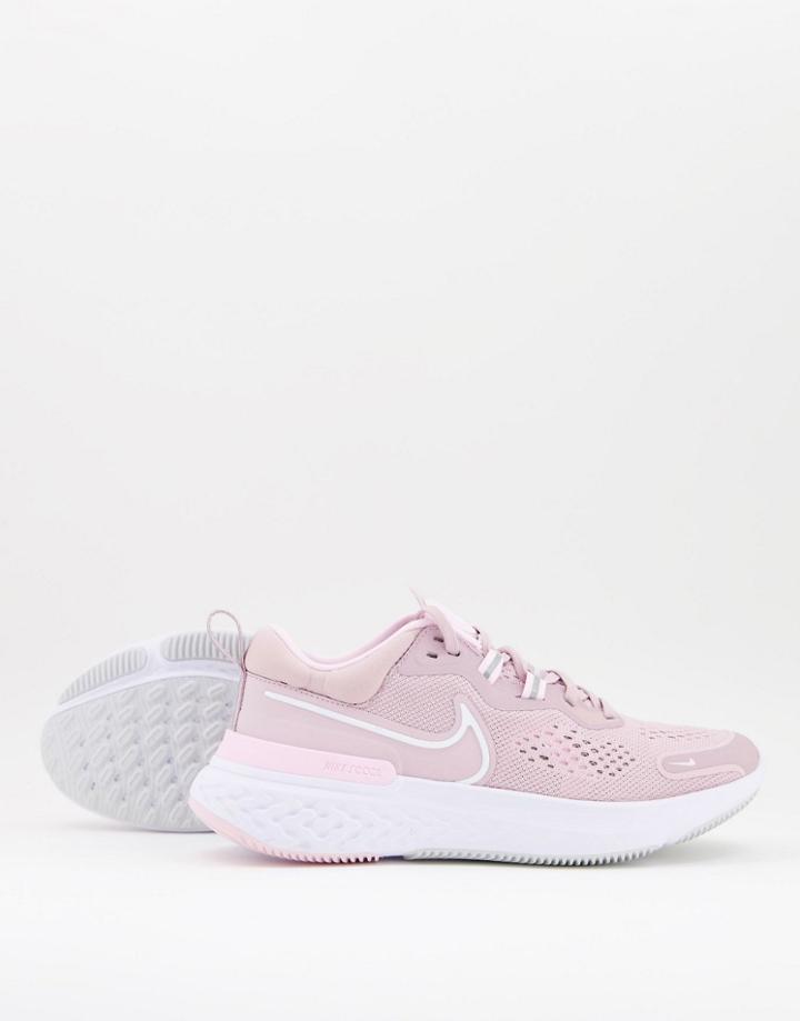 Nike Running React Miler 2 Sneakers In Pink