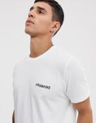 Asos Design Polaroid T-shirt With Chest Print-white