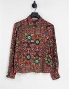 Only Printed Shirt In Paisley-multi