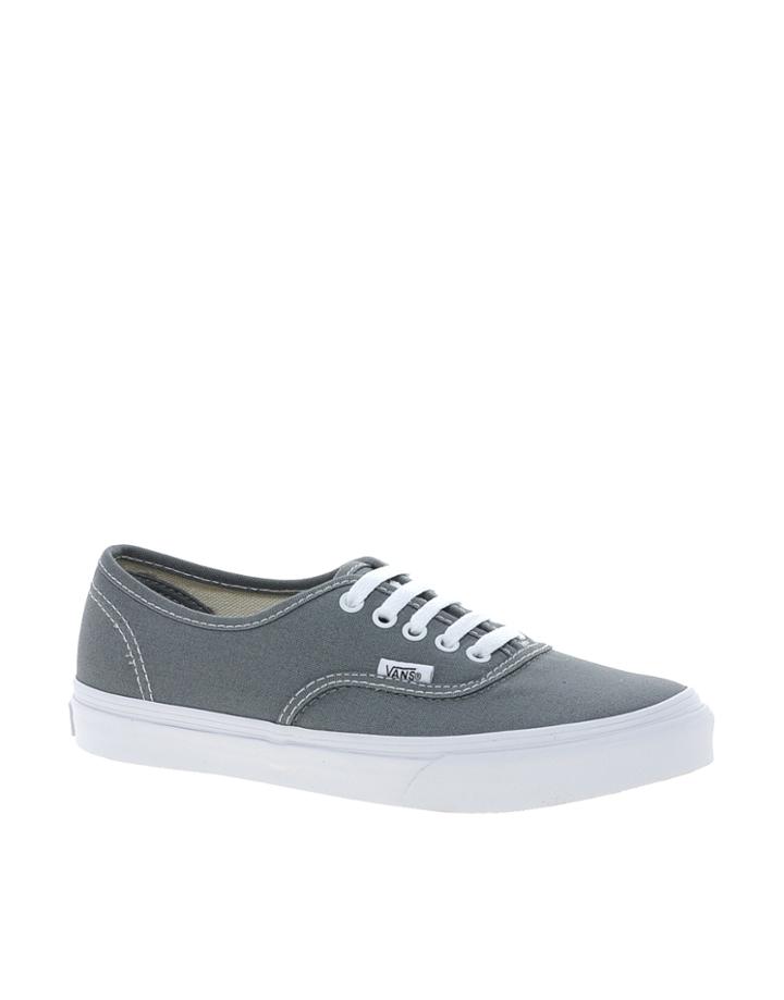 Vans Authentic Slim Gray Sneakers