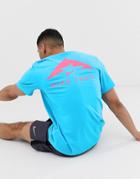 Nike Running Trail Logo T-shirt In Blue