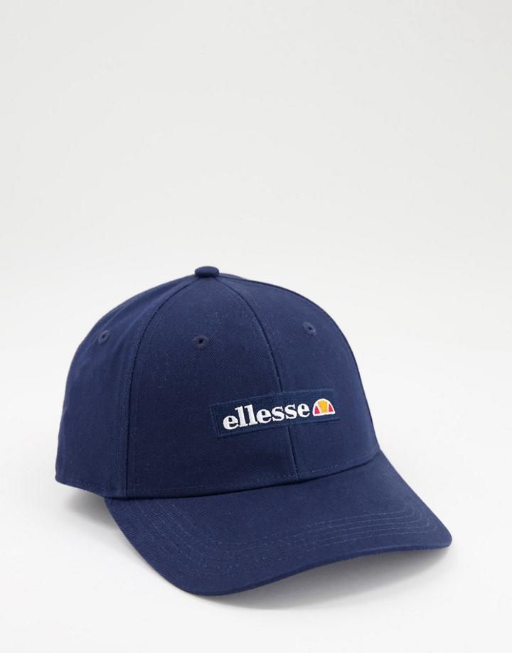 Ellesse Drebbo Logo Baseball Cap In Navy