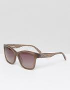 Karl Lagerfeld Turtle Dove Sunglasses - Brown