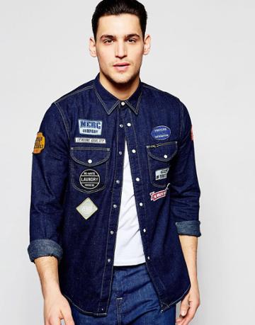 Lee 101 Worker Shirt - Blue