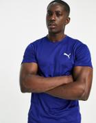 Puma Training Favorite T-shirt In Blue-blues