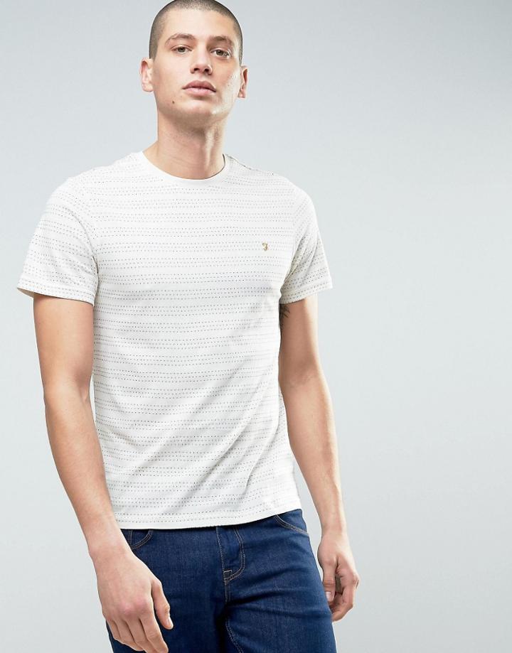 Farah Aidan Logo T-shirt - Cream
