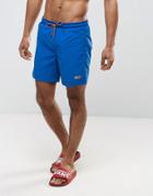 Napapijri Villa Swim Shorts Small Logo In Blue - Blue