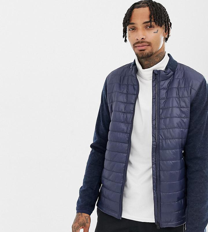 Didriksons Frej Jacket In Navy - Black