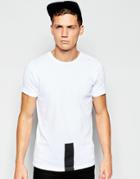 Han T-shirt With Color Block - White