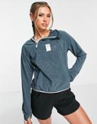 Puma Running First Mile Woven Jacket In Blue And Stone