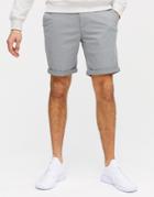 New Look Chino Short In Blue-blues