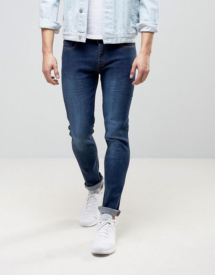 Loyalty And Faith Beattie Skinny Jean In Dark Wash - Blue