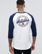 Adidas Originals Raglan 3/4 T-shirt Ay8885 - White