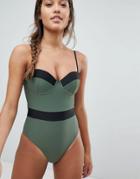 South Beach Balconette Swimsuit - Green