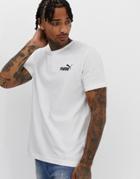 Puma Essentials T-shirt With Small Logo In White - White