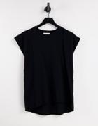 Pull & Bear Oversized T-shirt In Black-white