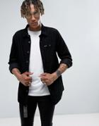Volcom Lomax Cord Shirt In Regular Fit - Black