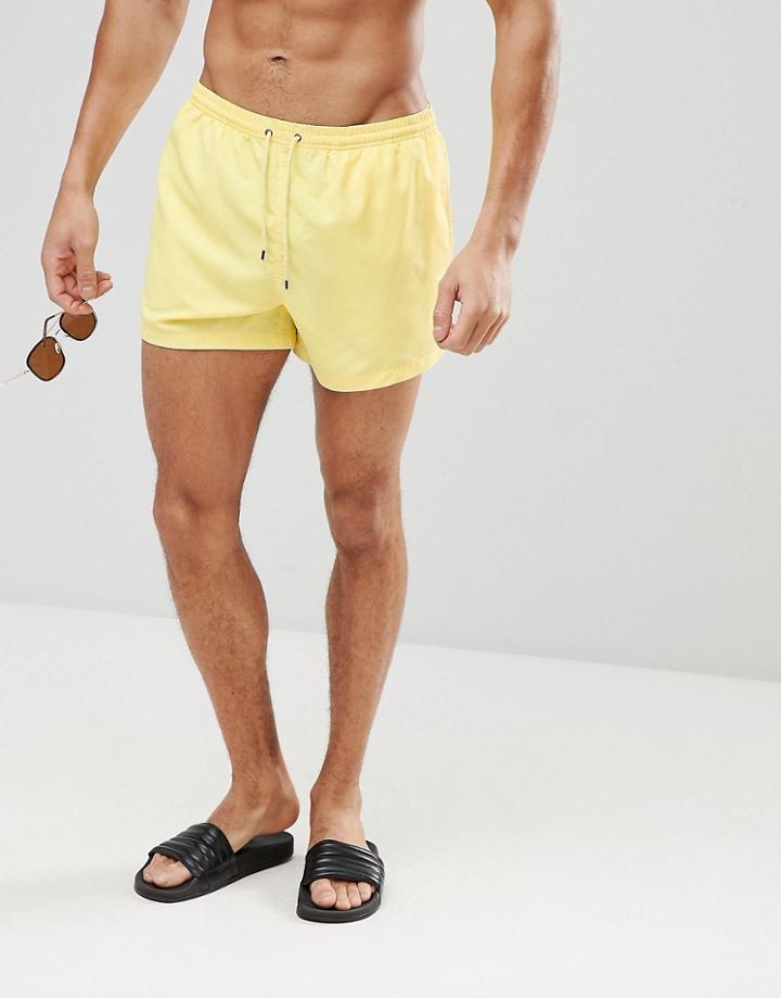 Brave Soul Swim Short - Yellow