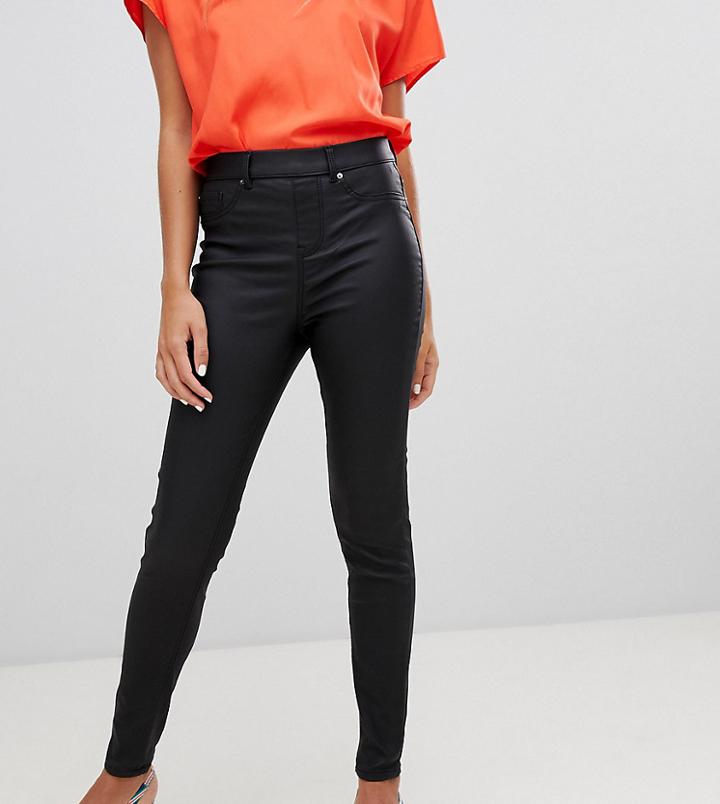 New Look Emilee Coated Jegging-black