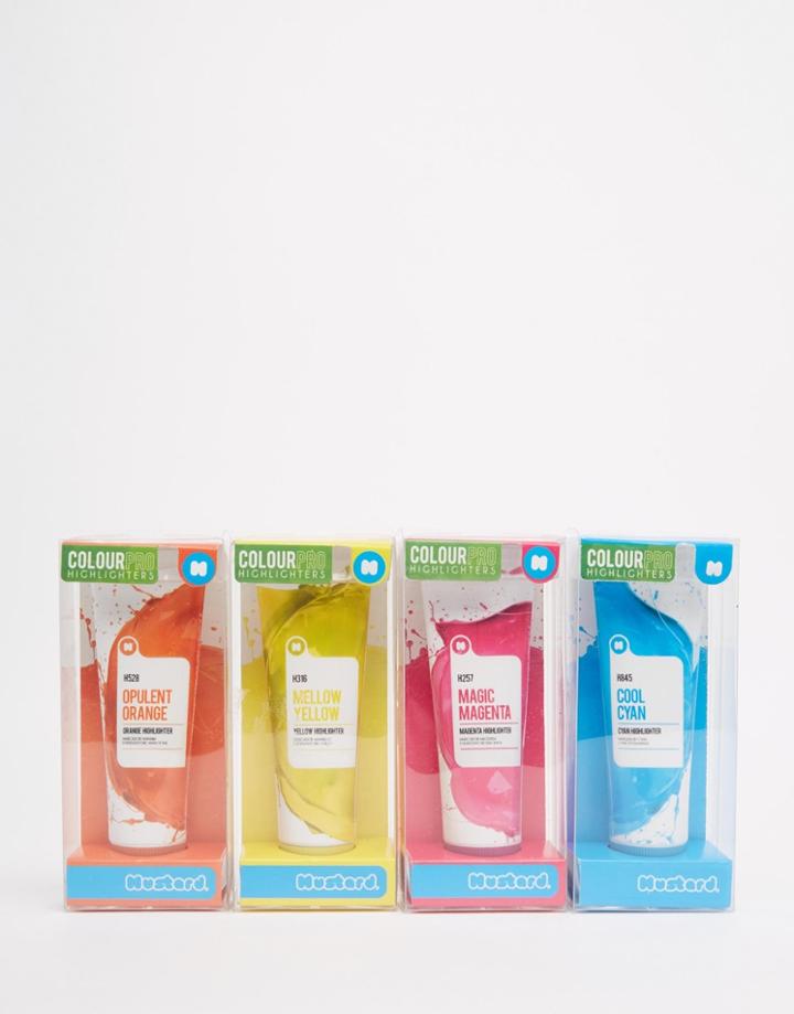 Color Pro Highlighters In 4 Pack - Multi