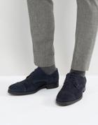 Selected Homme Oliver Suede Shoes - Navy