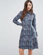 Lavand Printed Shirt Dress - Multi