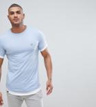 Le Breve Tall Double Layer T-shirt - Blue