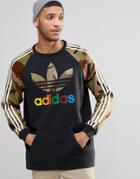Adidas Originals Camo Pack Crew Sweatshirt Ay8174 - Black
