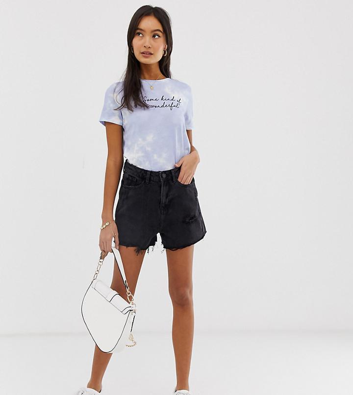 New Look Mom Shorts In Black