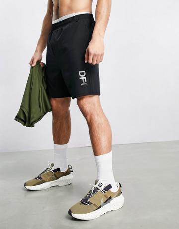 Asos Dark Future Active Training Shorts-black