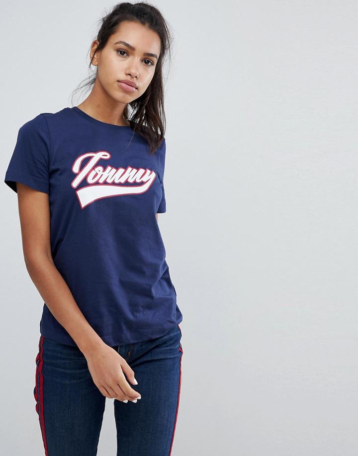 Tommy Hilfiger Logo T-shirt - Navy