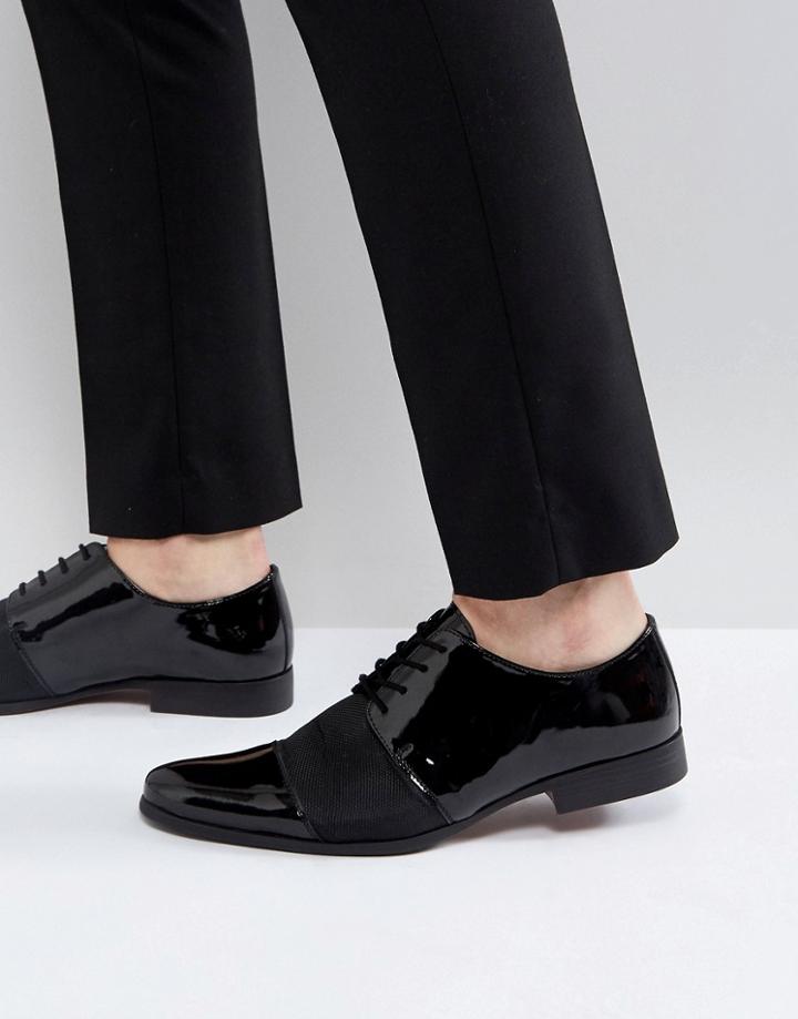 Kg By Kurt Geiger Patent Lace Up Shoes - Black
