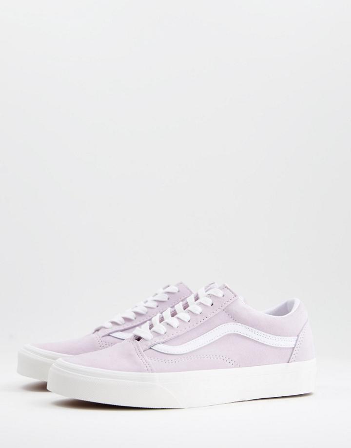 Vans Old Skool Suede Sneakers In Orchid Ice Pink