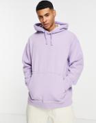 Topman Oversized Hoodie In Lilac-purple