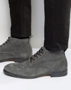 Hudson London Cooke Suede Boots - Gray