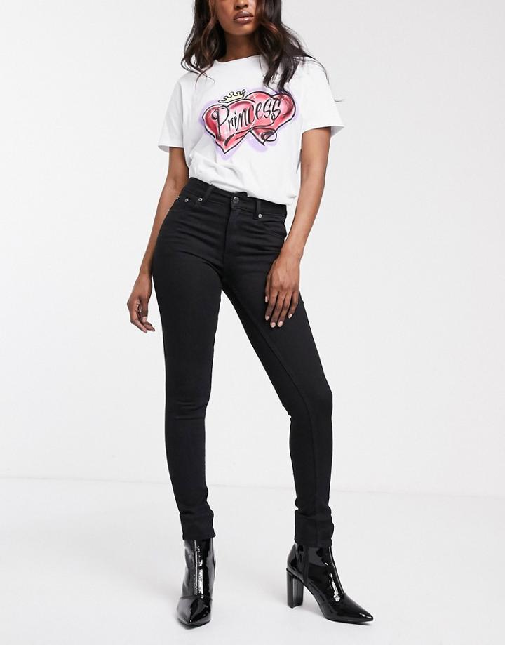 Cheap Monday Mid Skin Skinny Jeans-black