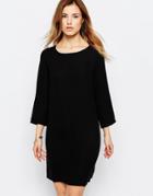 Only Tamar 3/4 Minimal Shift Dress - Black