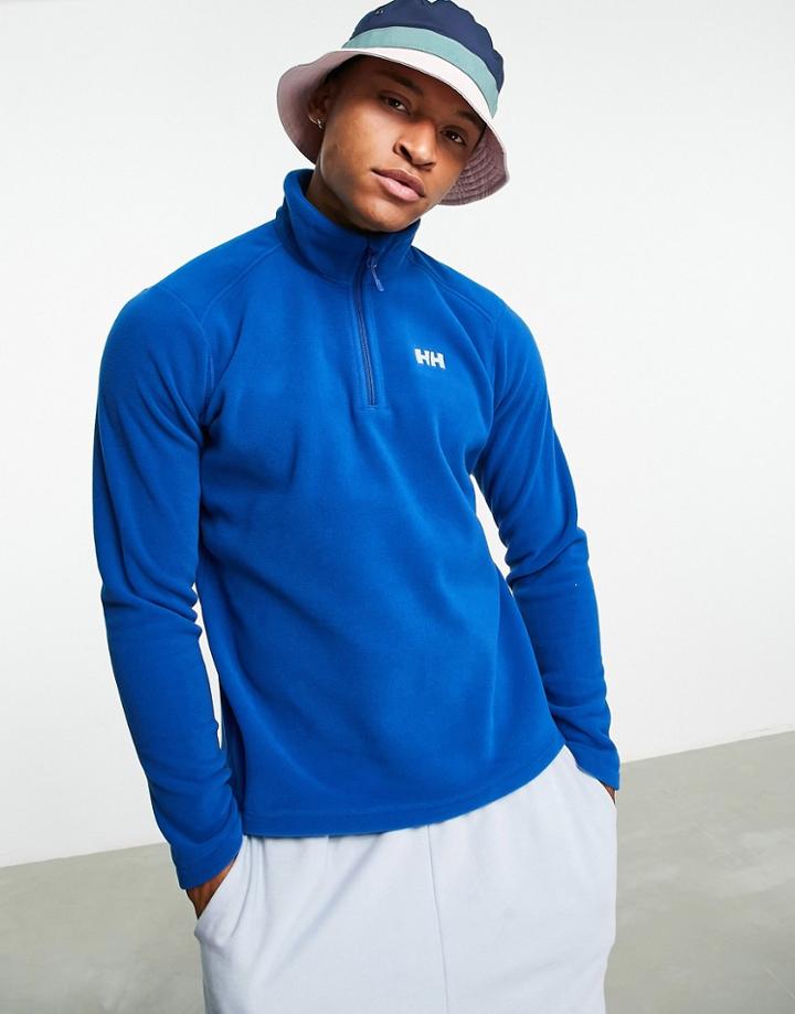 Helly Hansen Daybreaker Quarter Zip Fleece In Blue