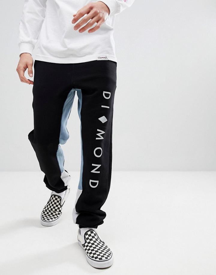 Diamond Supply Fordham Joggers In Black - Black