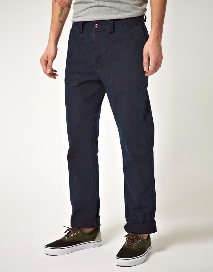 Asos Straight Chino - Blue