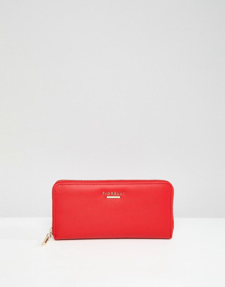 Fiorelli City Zip Around Purse - Red