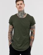 G-star Vontoni Long Line T-shirt In Green