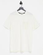 Asos 4505 Training T-shirt With Nylon Pocket-white