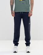 The North Face Slim Joggers With Tnf Logo In Navy - Navy