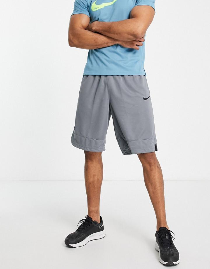 Nike Basketball Dri-fit Icon Shorts In Gray