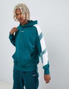 Adidas Originals Eqt Block Hoodie In Green Dh5222 - Green