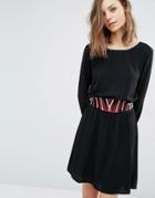 Ba & Sh Elton Dress With Detachable Belt - Black