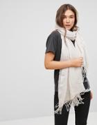 Only Oversized Scarf - Cream